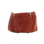 (Maroon) Soft bath towel for men, wearable, shorts, soft microfiber beach towel.